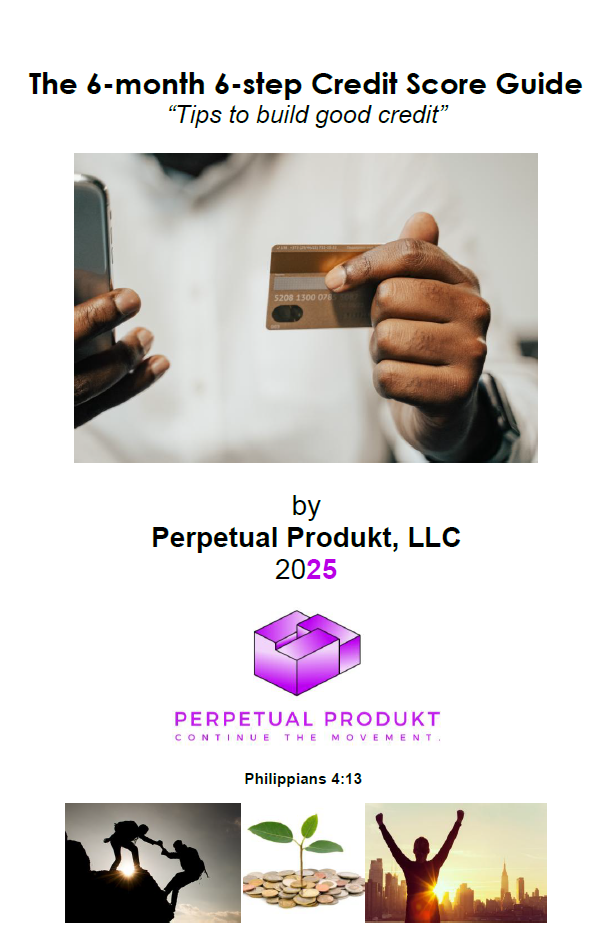 The 6 Month - 6 Step Credit Score Guide (digital eBook)